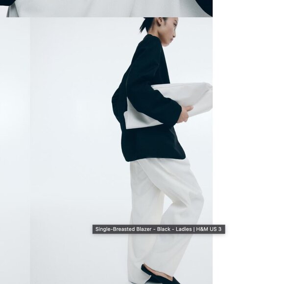 H&M Single-Breasted Blazer Size S NEW WITH TAG! - Picture 3 of 5